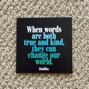 Quotable Magnets When Words Are Both True And Kind, They Can Fridge Magnet